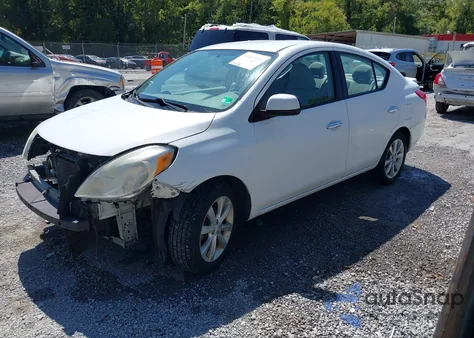 2014 Nissan Versa 1.6 Sl from USA, damaged, VIN 3N1CN7AP0EL852252